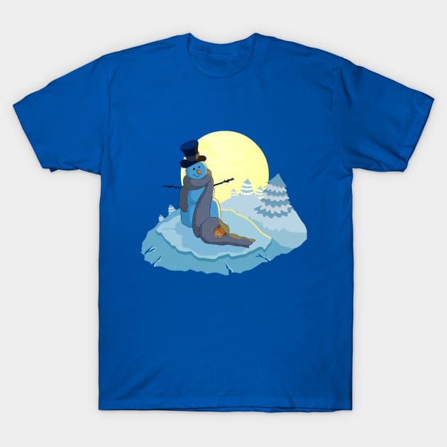 Best Winter Friends T-Shirt by AnishaCreations